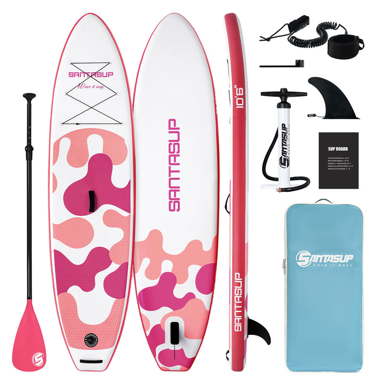 Santasup CORAL PINK inflatable paddle board