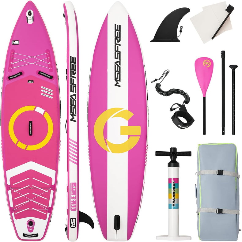 11ft Premium Inflatable Stand Up Paddle Board, red Yoga Board with Durable SUP Accessories&Carry Bag Waterproof Bag, Leash | Wide Stance, Surf Control, Non-Slip Deck, Leash, Paddle and Pump for Youth & Adult (Copy)