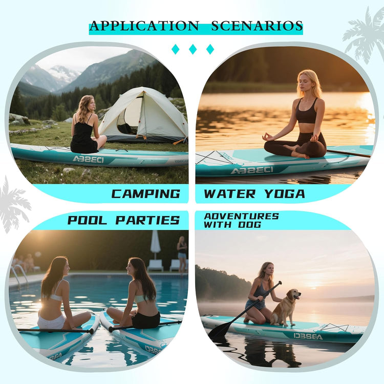 standing up paddle board ,11'×35"×6" Inflatable Paddle Board kit – Ideal for Beginners & pros