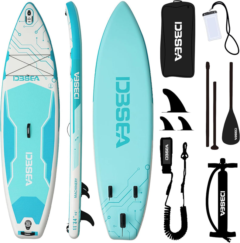 standing up paddle board ,11'×35"×6" Inflatable Paddle Board kit – Ideal for Beginners & pros