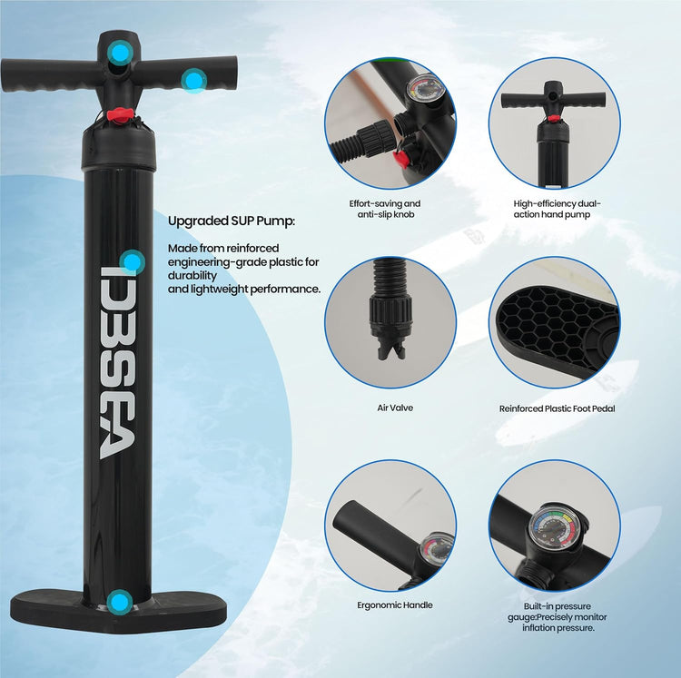 SUP Board ,11' Inflatable SUP Board, Wide  SUP with Adj Paddle,  Ideal for Beginners& Pros, Yoga board, Fishing board