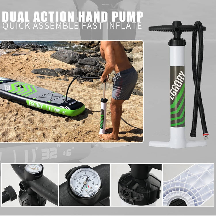 Stand Up Paddling Board Set Inflatable 335 cm 150 kg Foot Lead, Pump, Paddle, Bag & Accessories