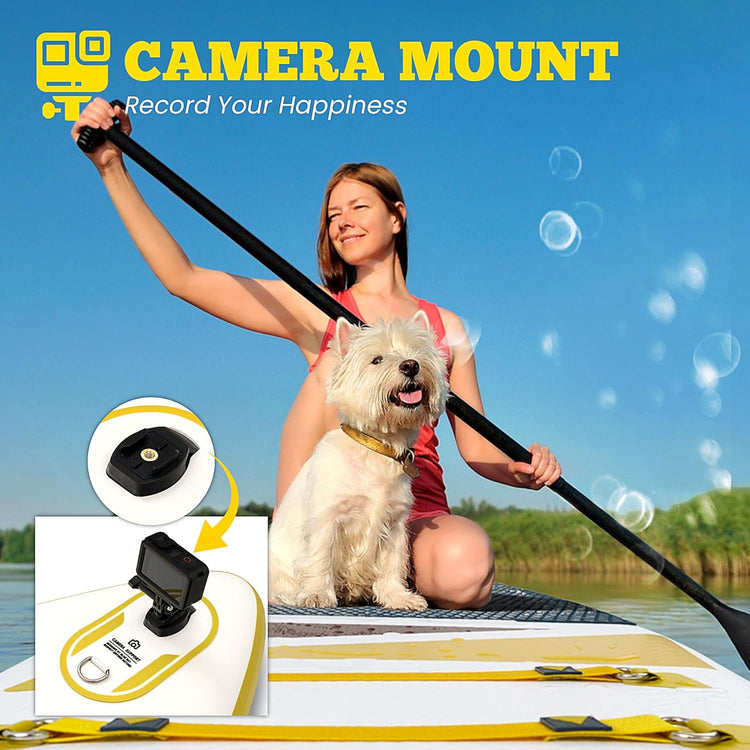 inflatable Stand Up Paddle Board with SUP Accessories,Inflatable Paddle Boards for Adults & Youth, Anti-Slip EVA Deck,Wide Stance,Dual Action Pump,108L Backpack
