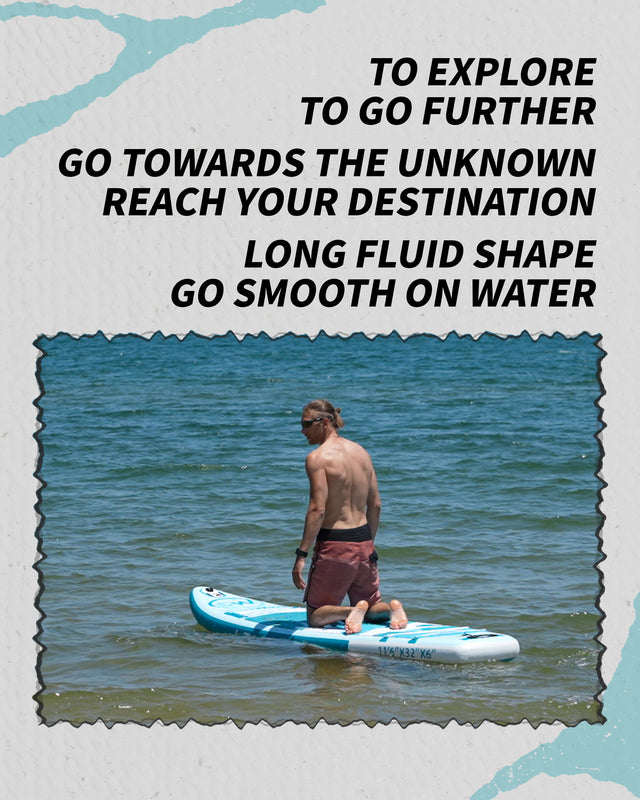 Touring SUP Board, inflatable paddle board 11‘6 Ultra-Light stand up Paddle Board for Long-Distance & Cold Water - Expedition-Grade with GPS Mount & Dry Bag