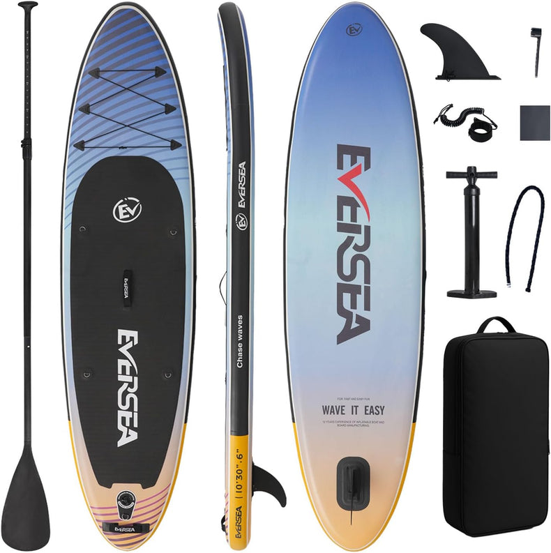 Solar Drift 10' SUP board,Standing Paddle Board,10 ft Inflatable  SUP Board, All-Around Inflatable Paddle Board with SUP Accessories