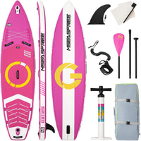11ft Premium Inflatable Stand Up Paddle Board, red Yoga Board with Durable SUP Accessories&Carry Bag Waterproof Bag, Leash | Wide Stance, Surf Control, Non-Slip Deck, Leash, Paddle and Pump for Youth & Adult (Copy)