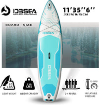 standing up paddle board ,11'×35"×6" Inflatable Paddle Board kit – Ideal for Beginners & pros