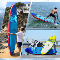 11ft Stand Up Paddleboard, Blow Up Paddle Board Inflatable Paddle Board for Adults, Sup Board with Premium Sup Accessories, Non-Slip Deck, Adjustable Paddle, ISUP Travel Backpack
