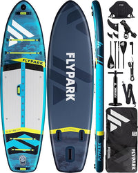 Extra Wide SUP board ,yellow line Inflatable  paddle board