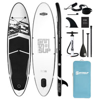 Stand Up Paddle Board Inflatable Paddle Board for Adults, 10ft Yoga Blow Up Paddle Board, Sup Board with Accessories, Non-Slip Deck, Travel Backpack Wide Stance
