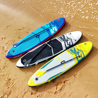 Stand Up Paddle Board Inflatable Paddle Board for Adults, 10ft Yoga Blow Up Paddle Board, Sup Board with Accessories, Non-Slip Deck, Travel Backpack Wide Stance