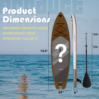 Random color paddle board