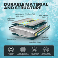 Inflatable Paddle Board All-Purpose Fishing Stand up Paddle Board with Full SUP Accessories